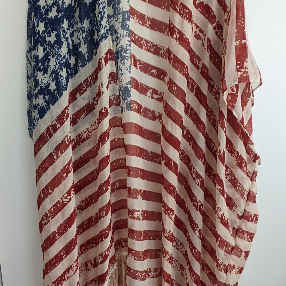 American flag cardigan